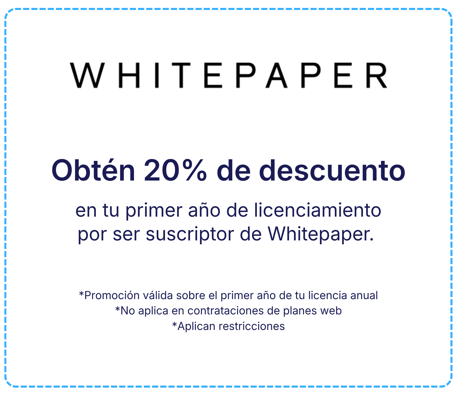 Descuento whitepaper mobile